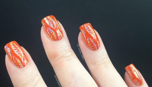 Simple Fall nail art using Picture Polish Autumn