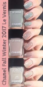 Chanel Fall Winter 2017 swatches by Keely's Nails | Pinterest