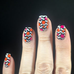 Chevron Nails for Stylist Live 2017