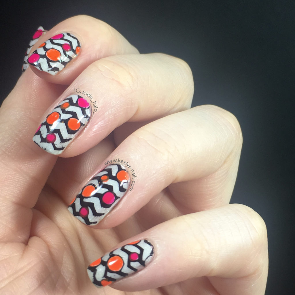 Chevron Nails for Stylist Live 2017