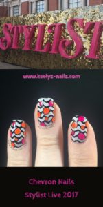 Chevron Nails for Stylist Live 2017 - Keely's Nails on Pinterest