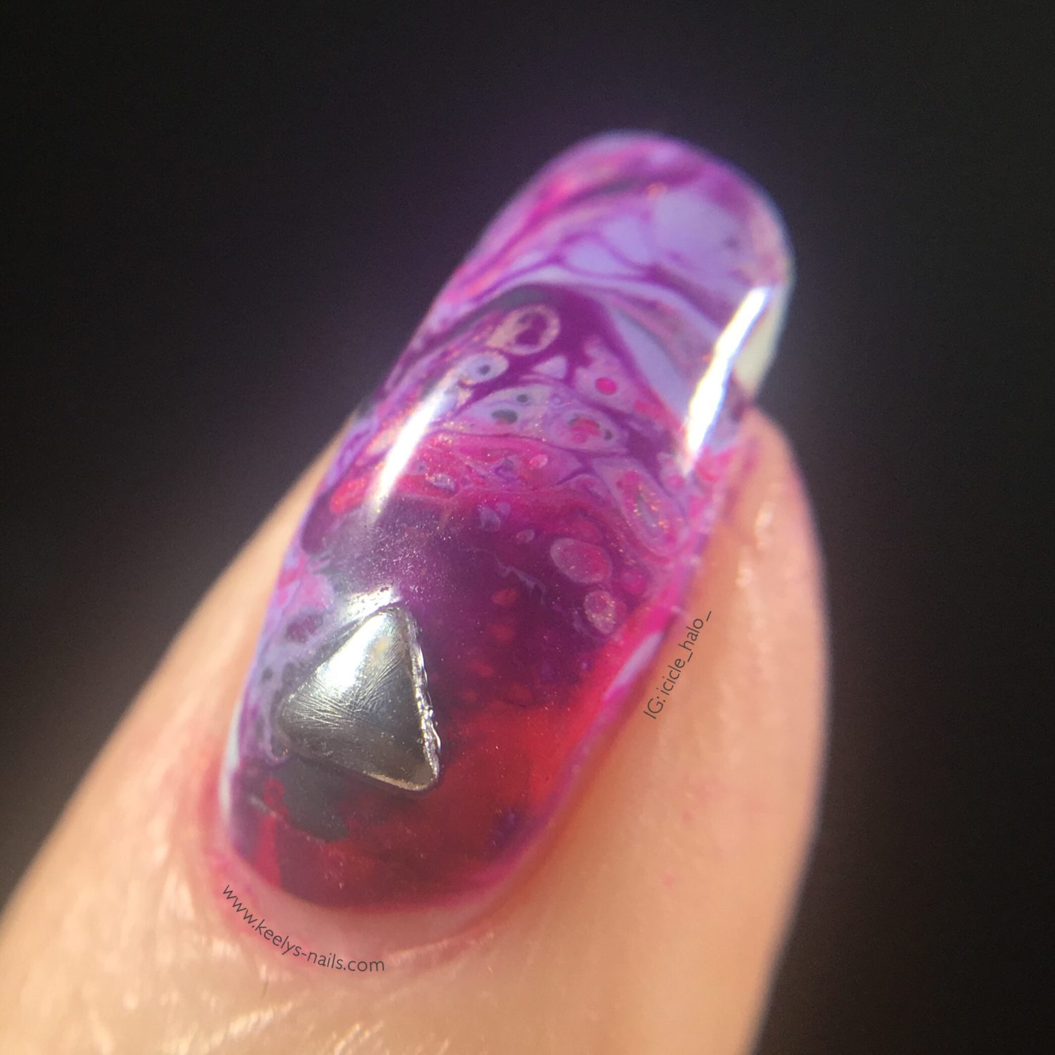 My cuticles need a bit of attention, but the cells I've created are mesmerising!