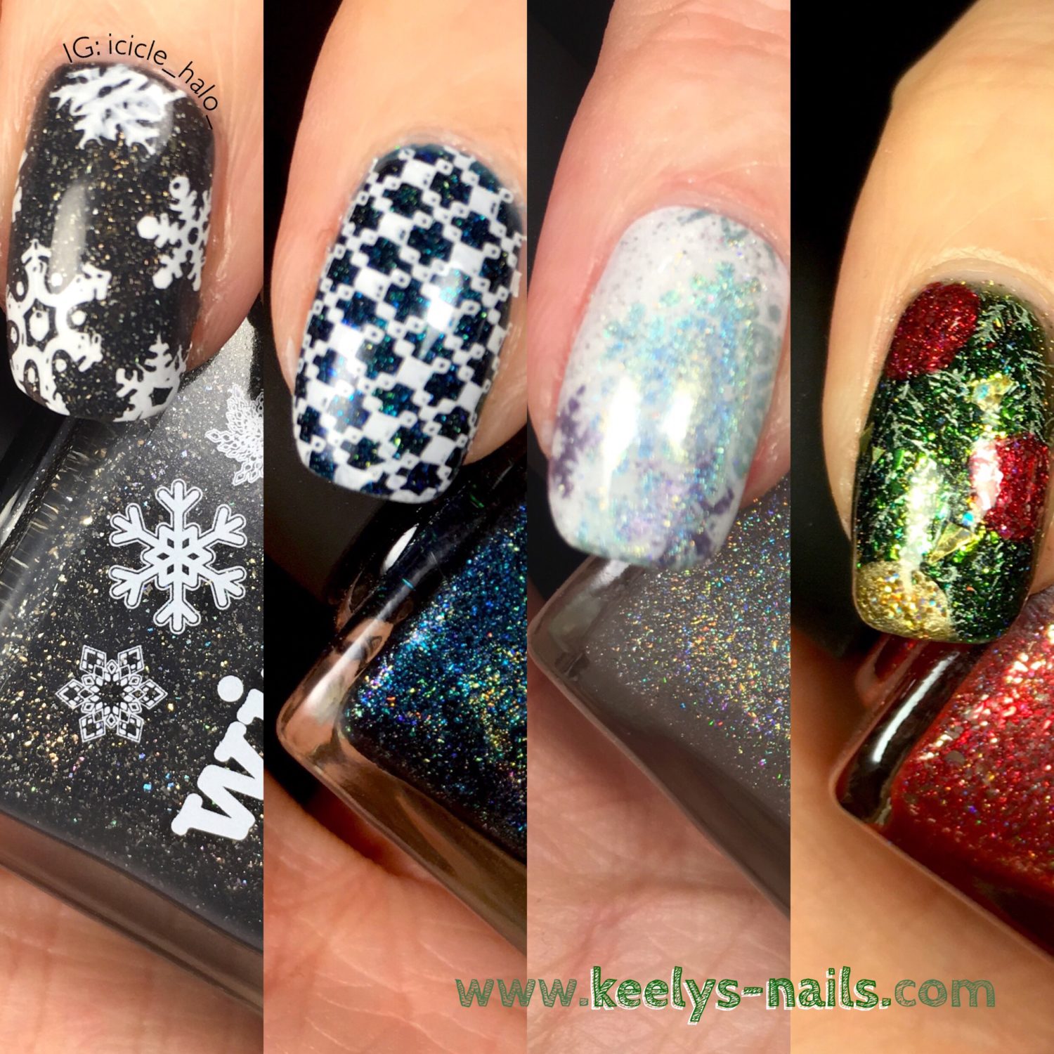 Ten Christmas nail art ideas from Keely's Nails