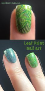 Leaf Print nail art for Spring | Keely’s Nails | on Pinterest