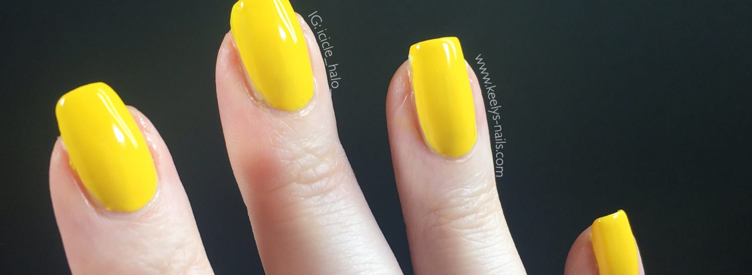 Chanel Giallo Napoli: this bright yellow creme has no shimmer and is perfect for spring