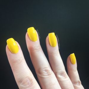 Chanel Giallo Napoli: this bright yellow creme has no shimmer and is perfect for spring