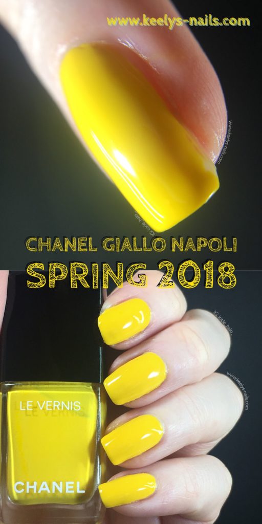 Chanel Spring 2018 Giallo Napoli from the Neapolis collection - by Keely's Nails on Pinterest