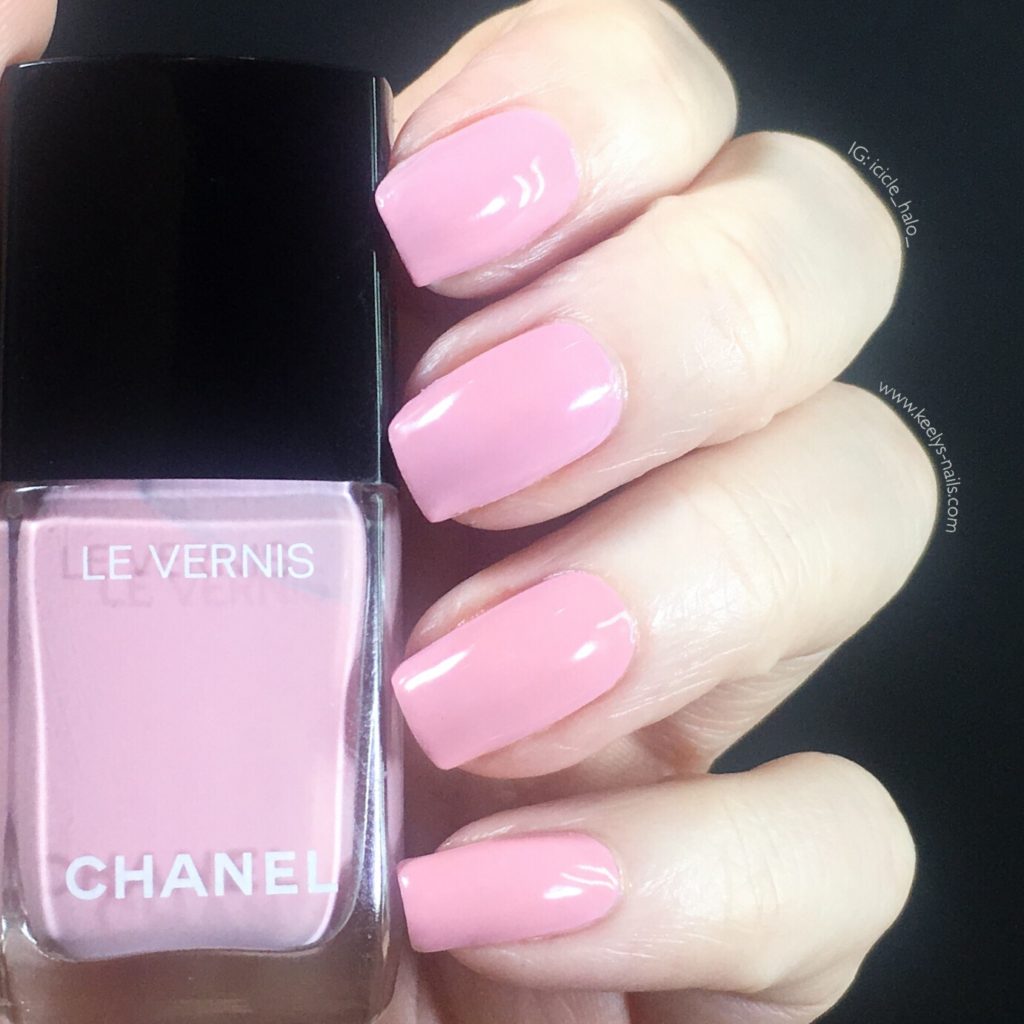 Chanel Nuvola Rosa Swatch Neapolis Spring 2018 - Keely's Nails