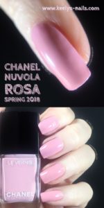 Pin it! Swatch of Chanel Nuvola Rosa by Keely's Nails on Pinterest