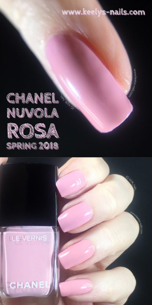 Chanel Nuvola Rosa Swatch Neapolis Spring 2018 - Keely's Nails